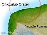 Chicxulub Crater Outline