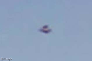 Alien Spaceship Actually Found on Google Street View?