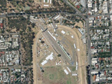 Adelaide's pit straight sits within a horse track