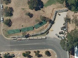 Runoff and grandstand construction at turn 5