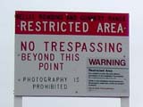 No Trespassing sign